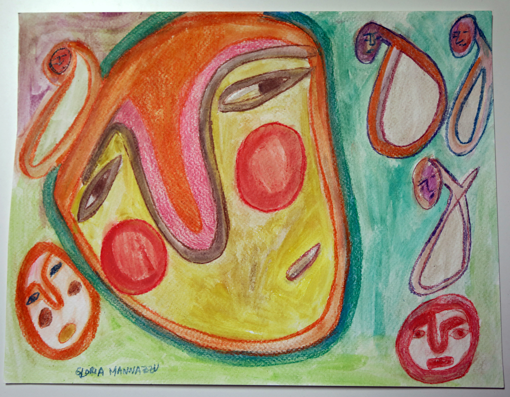 Gloria Mannazzu, "Independently I realise my interdependence with the world", (2016).