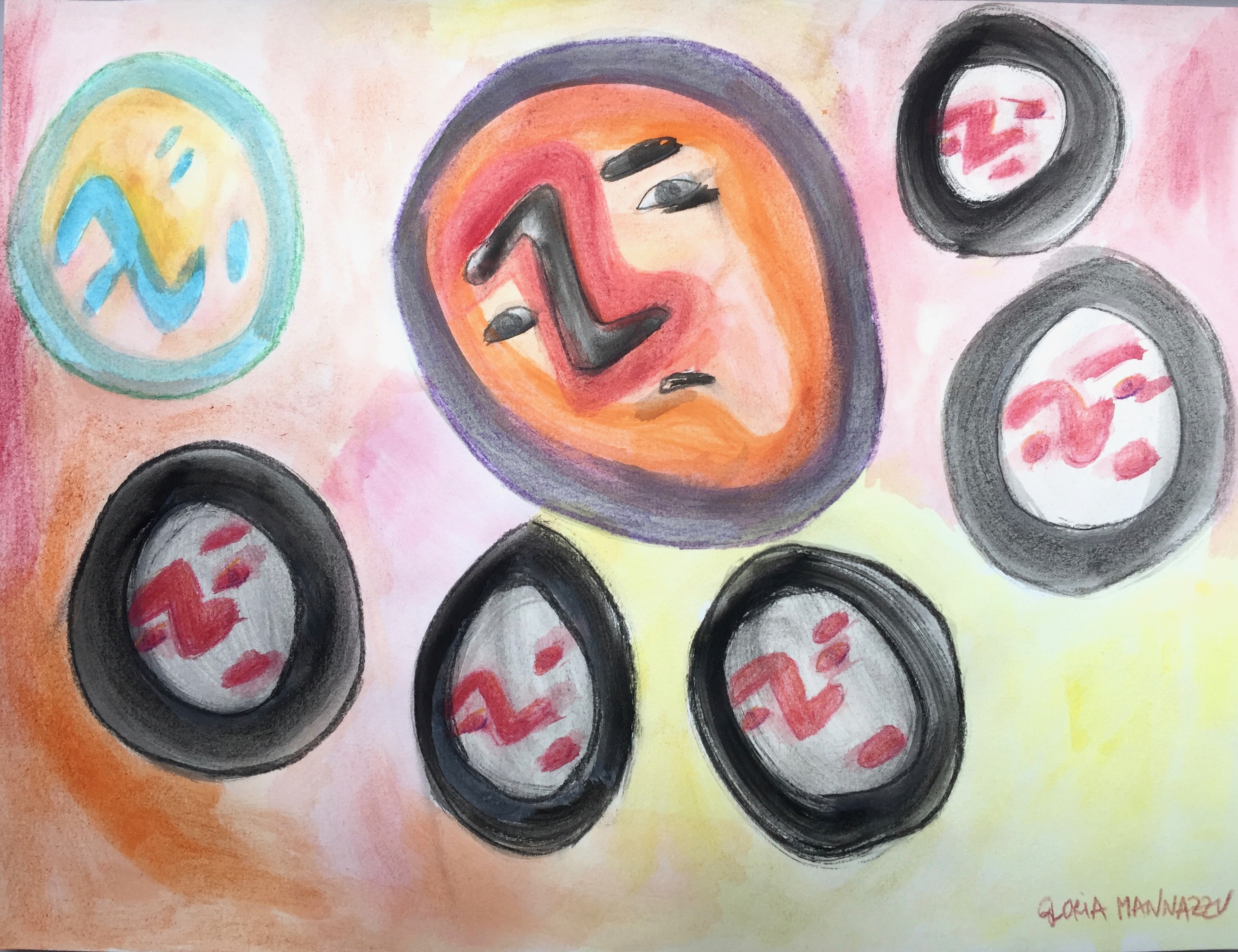 25- Inner sight - artworks and haikus