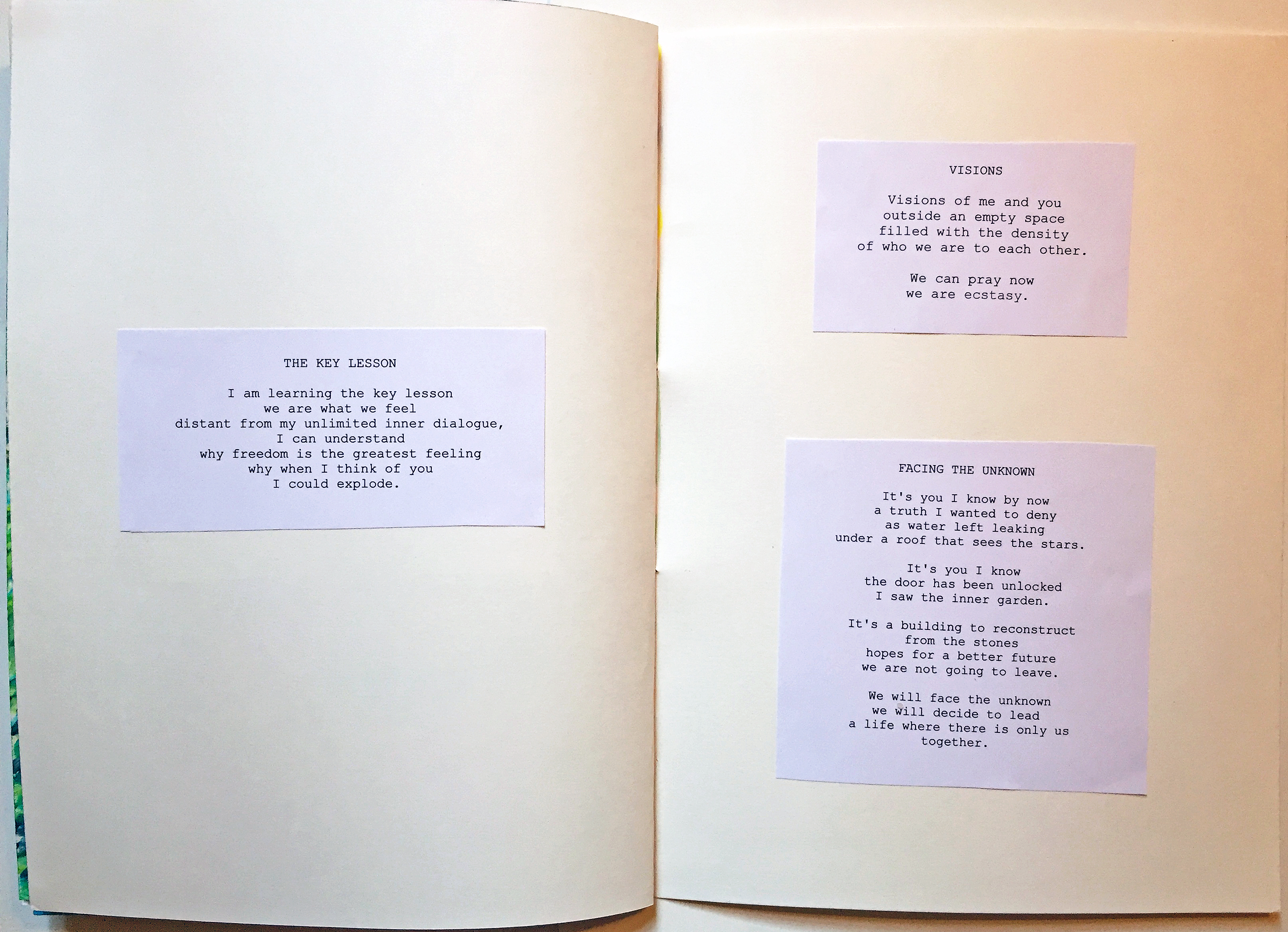 “Seeking Joy” (2019) – Chapbook – Gloria Mannazzu – 10